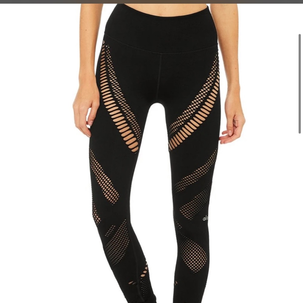 Alo Yoga HW Radiance Leggings Sz Lg